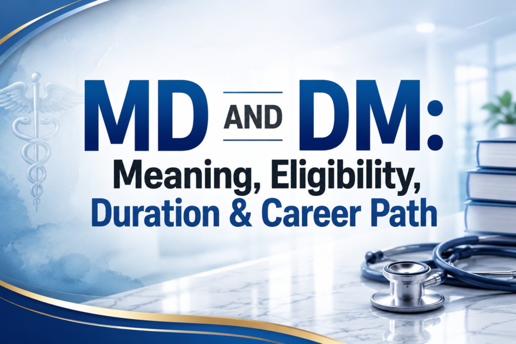 MD and DM